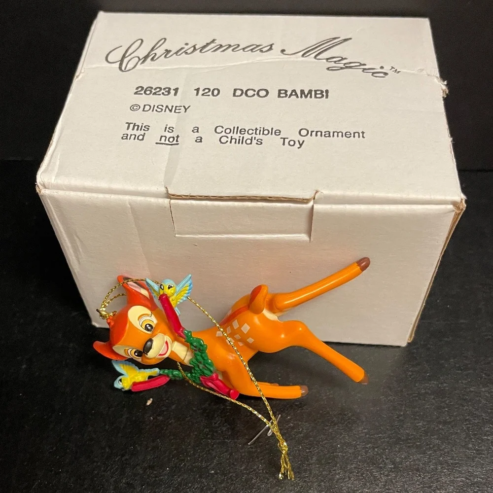 Christmas Magic Disney BAMBI 26231-120 New in Box Holiday Ornament‎